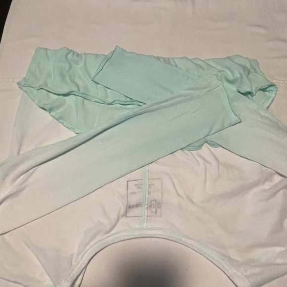 We The Free long sleeve minty bayalage T-shirt - Picture 7 of 9